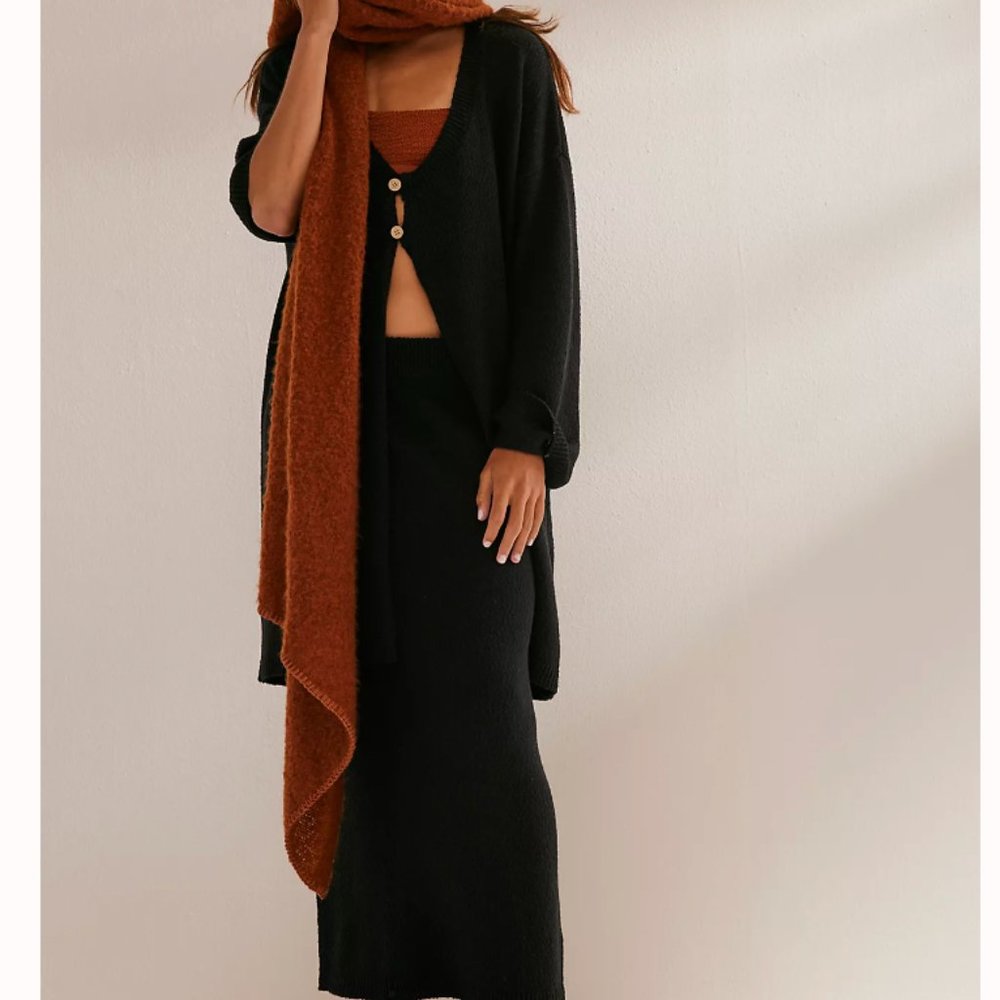 Free People Tamara Sweater Set - Black - Picture 2 of 5
